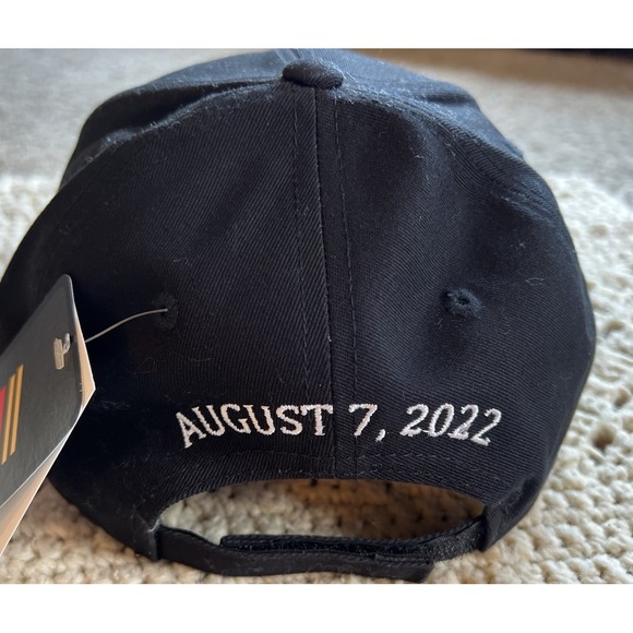 Fire Keepers Casino 400 Checkered Black Ball Cap Hat Adjustable NEW NWT $30 MSRP - Picture 3 of 6